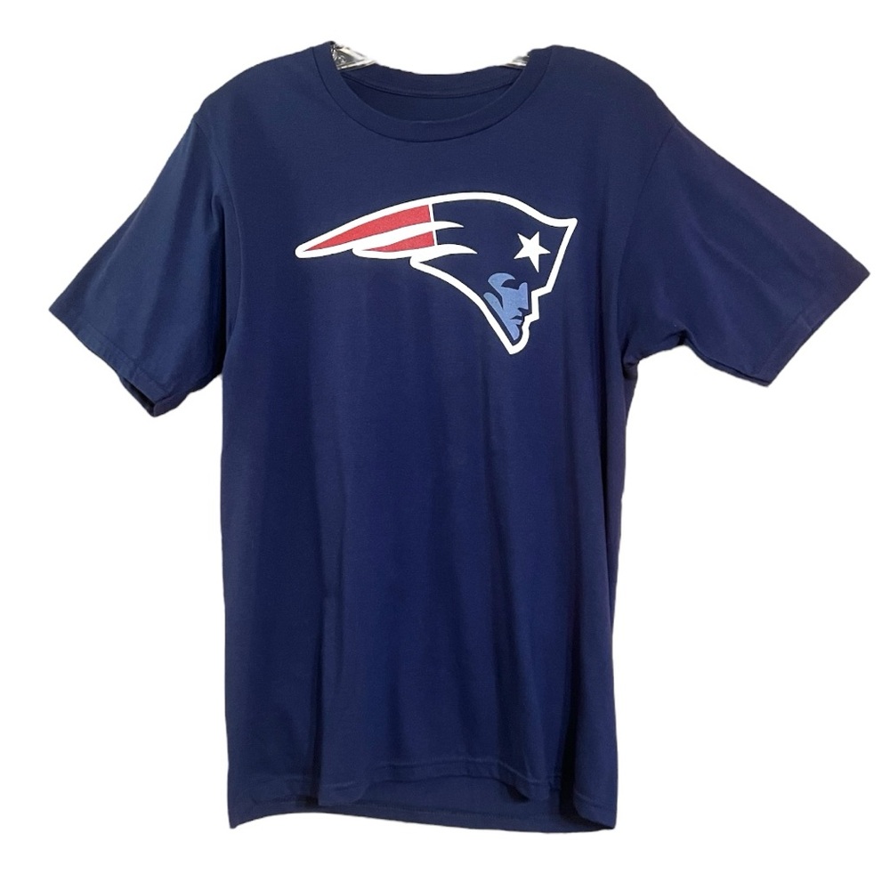 New England Patriots 24 Gilmore Navy Blue T Shirt Cotton Sz S EUC
